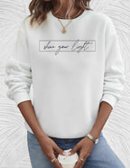 R&B | Oversized Damenpullover mit Rundhalsausschnitt