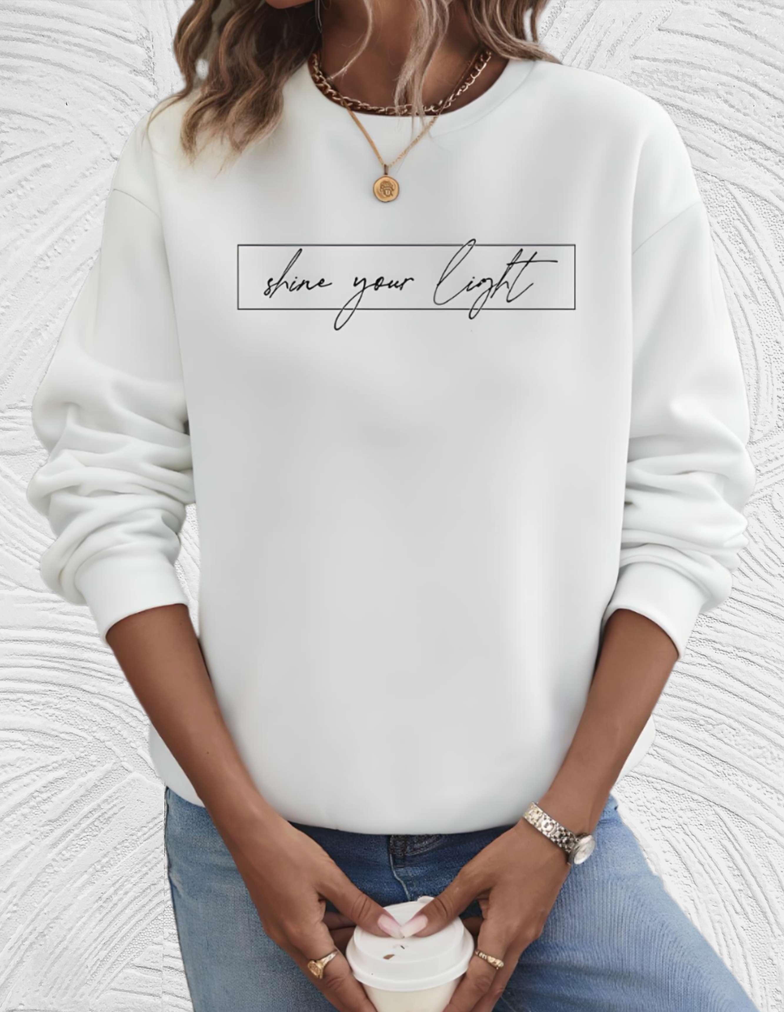 R&B | Oversized Damenpullover mit Rundhalsausschnitt