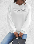 R&B | Oversized Damenpullover mit Rundhalsausschnitt