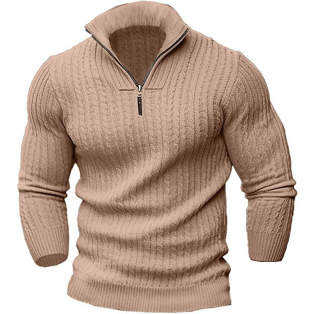 R&B | Trendiger Pullover mit Reißverschluss für Männer