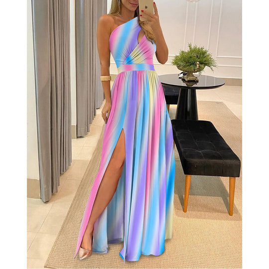 R&B | Frühling/Sommer Schulterfreies Kleid für Frauen
