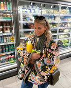 R&B | Gepolsterte Floraljacke
