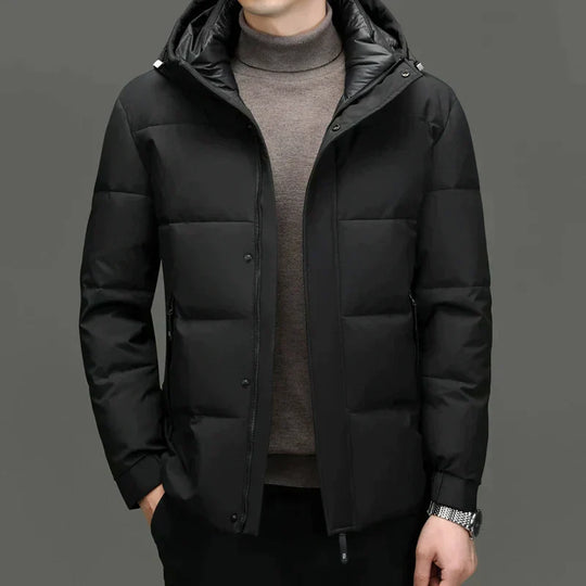R&B | Gepolsterte Herrenjacke mit Kapuze