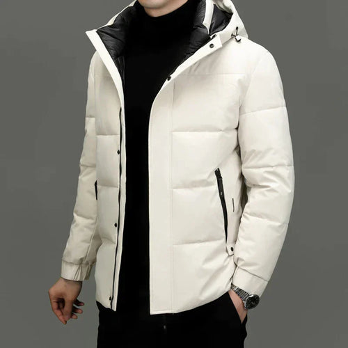 R&B | Gepolsterte Herrenjacke mit Kapuze