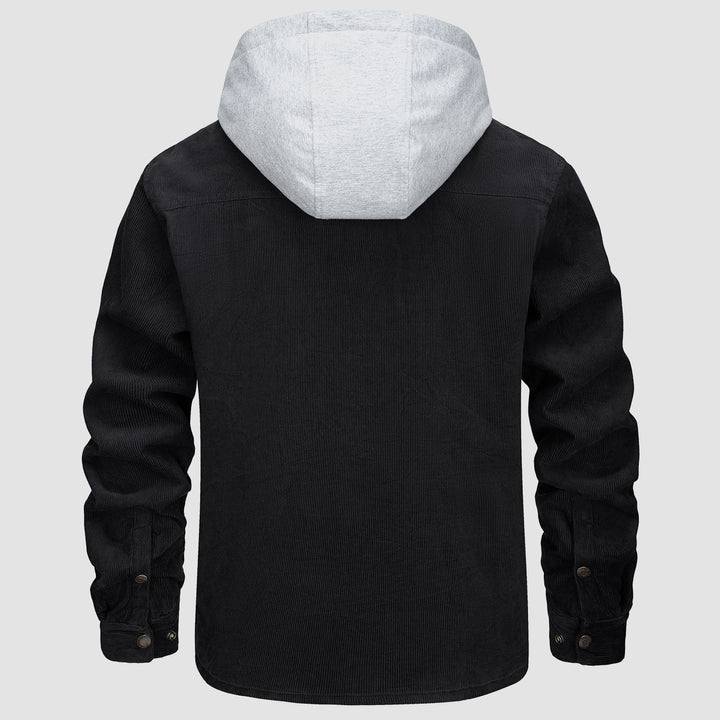 R&B | Gepolsterte Herrenjacke mit Kapuze