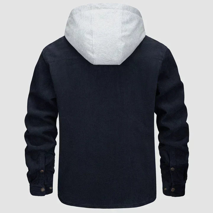 R&B | Gepolsterte Herrenjacke mit Kapuze