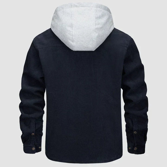 R&B | Gepolsterte Herrenjacke mit Kapuze