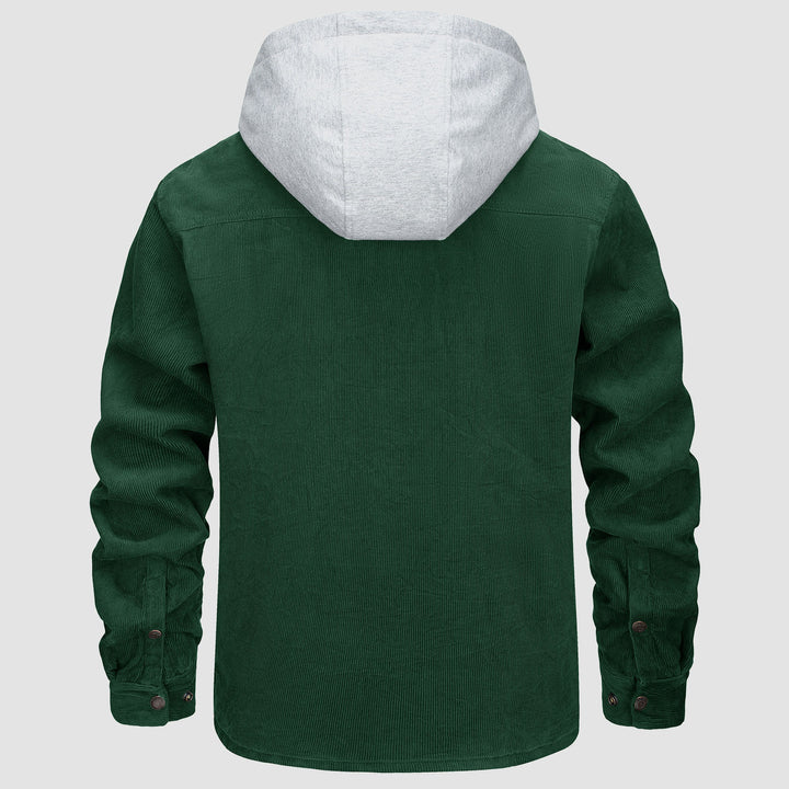 R&B | Gepolsterte Herrenjacke mit Kapuze
