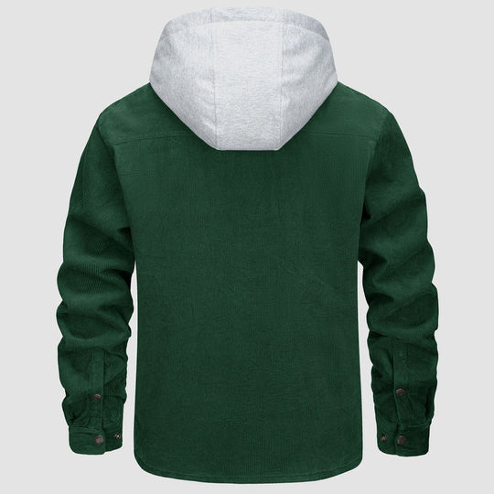 R&B | Gepolsterte Herrenjacke mit Kapuze