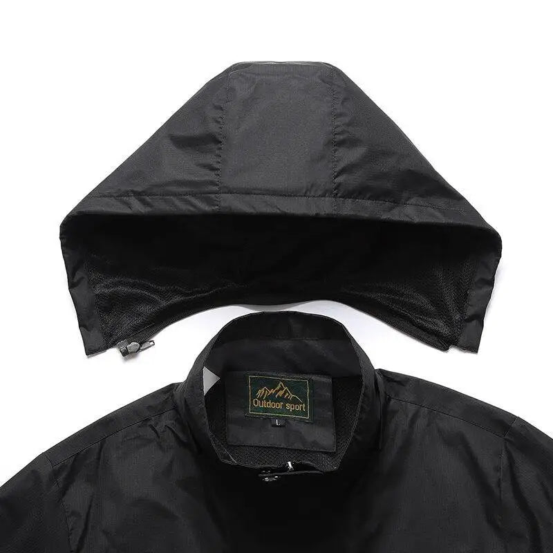 R&B | Herren Parka - Military Green Windbreaker