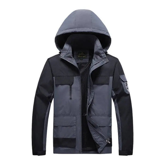 R&B | Herren Parka - Military Green Windbreaker