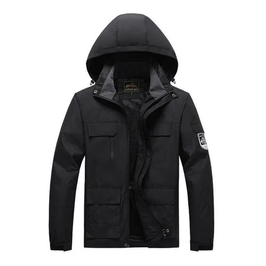R&B | Herren Parka - Military Green Windbreaker