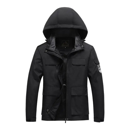 R&B | Herren Parka - Military Green Windbreaker