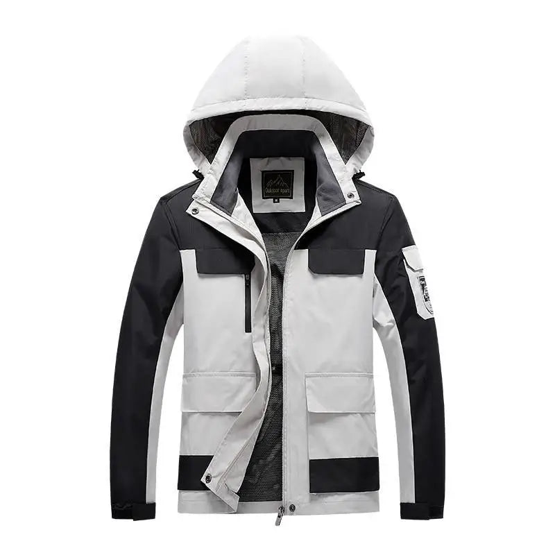 R&B | Herren Parka - Military Green Windbreaker