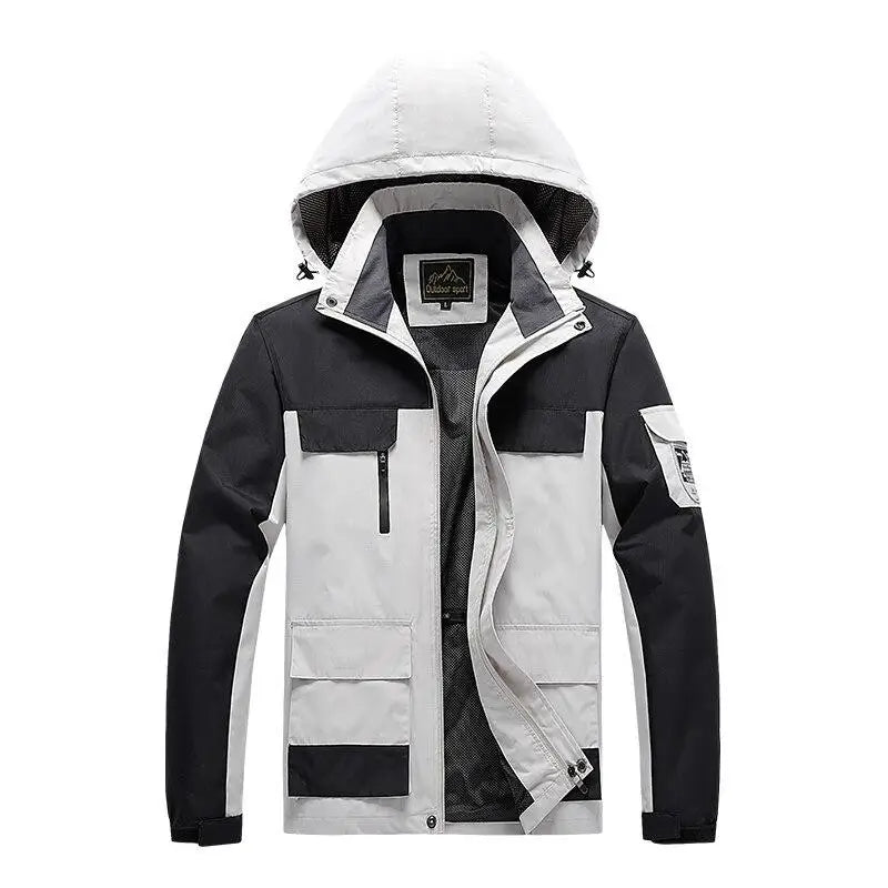 R&B | Herren Parka - Military Green Windbreaker