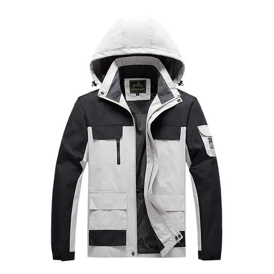 R&B | Herren Parka - Military Green Windbreaker