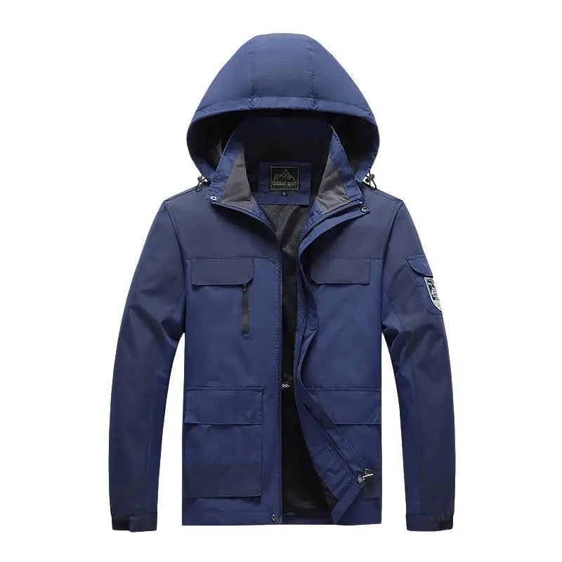 R&B | Herren Parka - Military Green Windbreaker