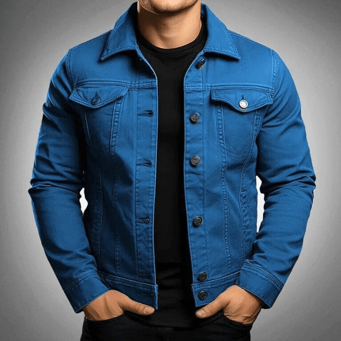 R&B | Denim Jack Herren Stilvolle Jeansjacke Lässige & Trendige Looks