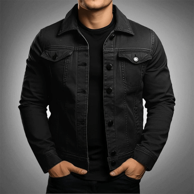 R&B | Denim Jack Herren Stilvolle Jeansjacke Lässige & Trendige Looks
