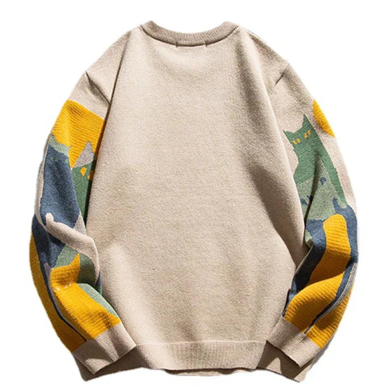 R&B | Gemusterter Pullover für Einen Gemütlichen und Stilvollen Look