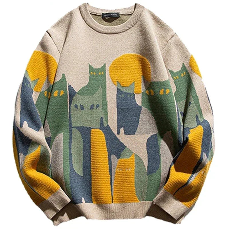 R&B | Gemusterter Pullover für Einen Gemütlichen und Stilvollen Look