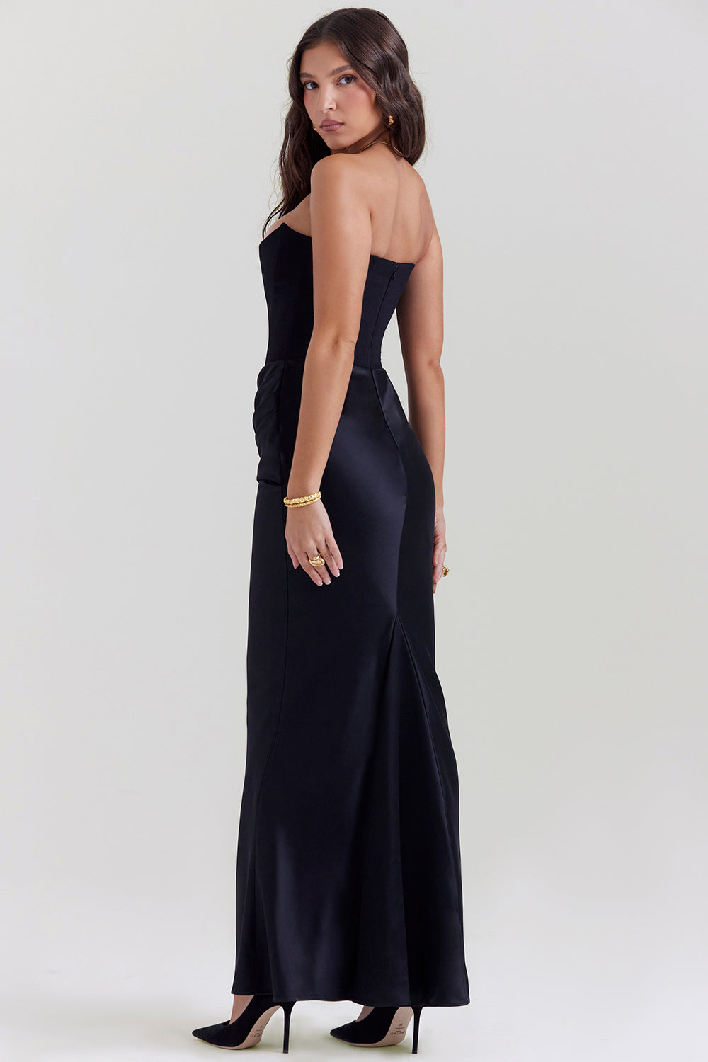 R&B | Elegante Strapless Korsettkleid