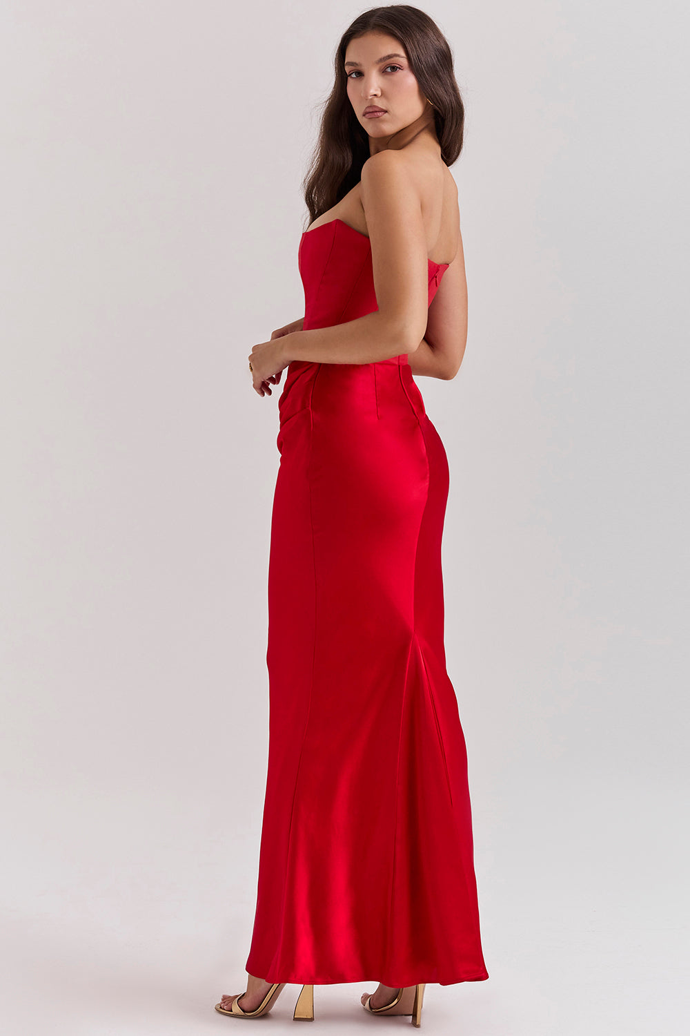 R&B | Elegante Strapless Korsettkleid