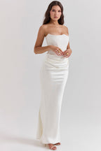 R&B | Elegante Strapless Korsettkleid