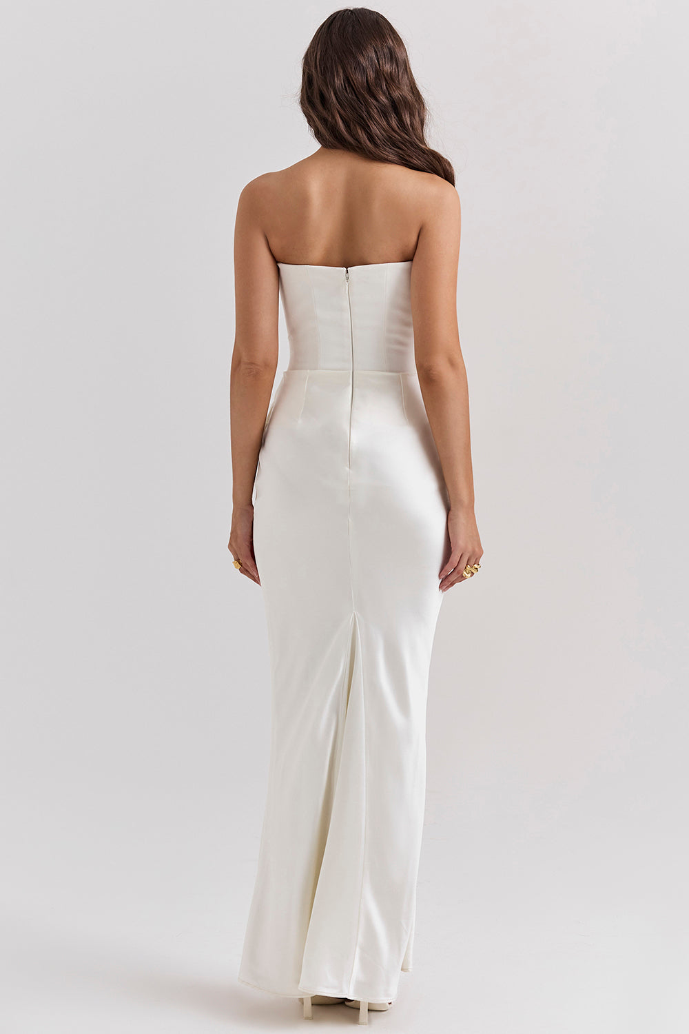 R&B | Trägerloses Korsett Maxi Kleid