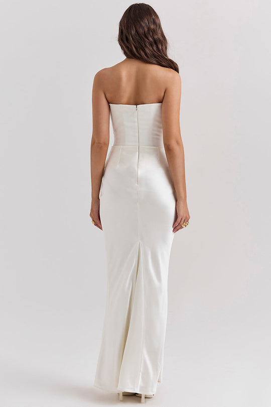 R&B | Trägerloses Korsett Maxi Kleid
