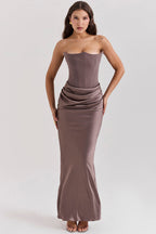 R&B | Elegante Strapless Korsettkleid