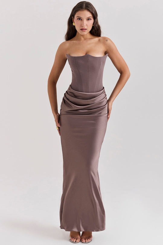 R&B | Elegante Strapless Korsettkleid