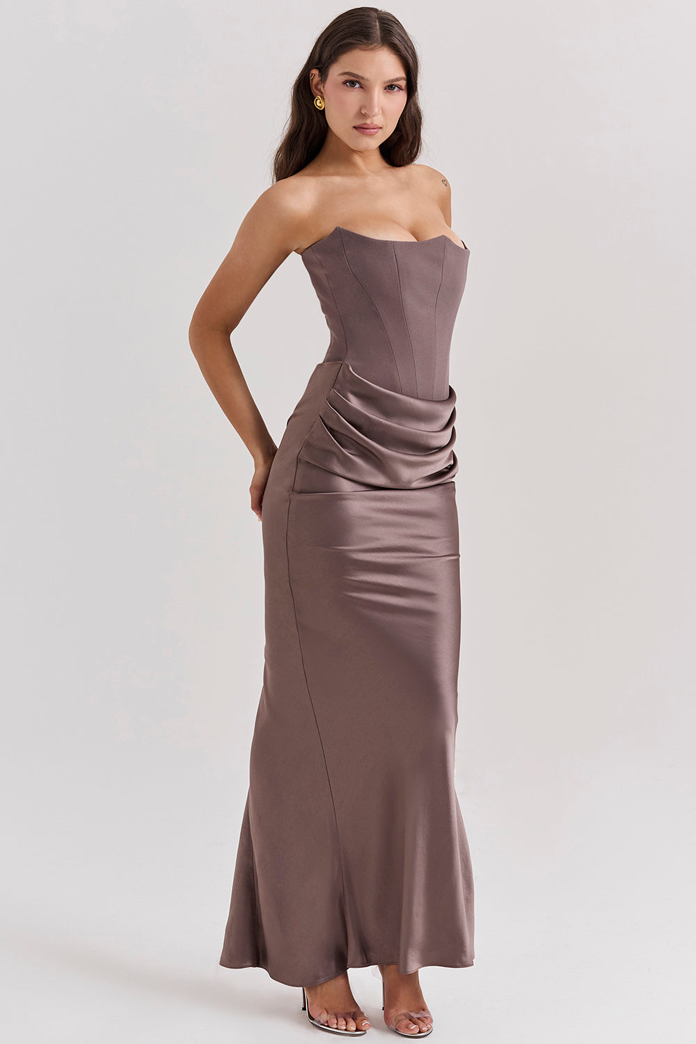 R&B | Elegante Strapless Korsettkleid