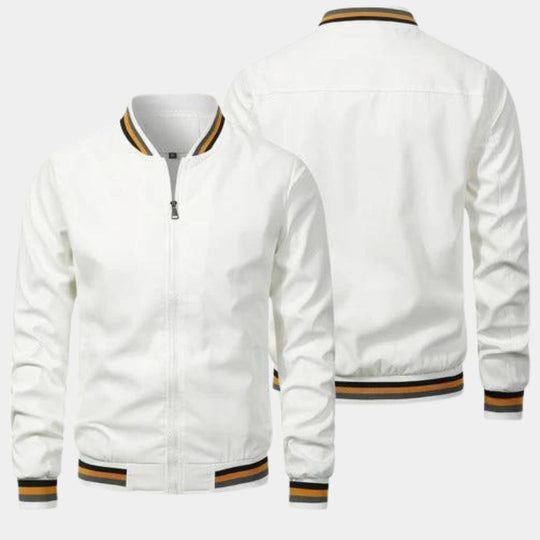 R&B | Klassische Bomberjacke Polyester Militärgrün und Stilet