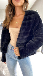 R&B | Luxus Damen Crop Jacke