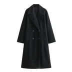 R&B | Lange Jacke für Damen Elegantes Design Warme Winterjacke