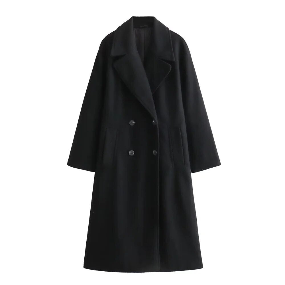 R&B | Lange Jacke für Damen Elegantes Design Warme Winterjacke