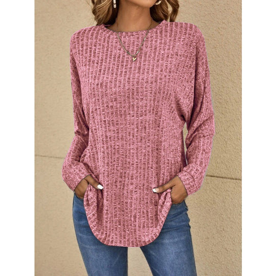 R&B | Stylisches Gestricktes und Dehnbares Lässiges Top