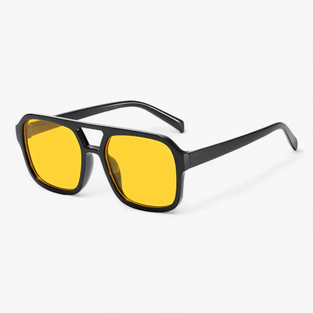 R&B | Vintage-Viereck-Sonnenbrille - Stilvoller Augenschutz für Alle Gelegenheiten