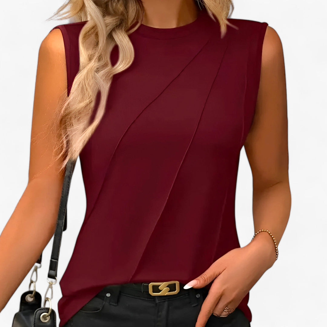 R&B | Schlanke Ärmellose Sommerbluse für Damen