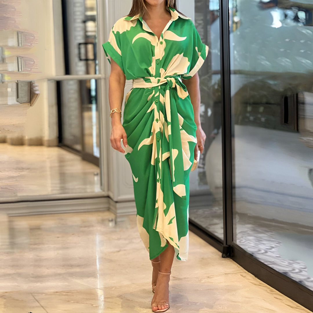 R&B | Midikleid mit Bindegürtel