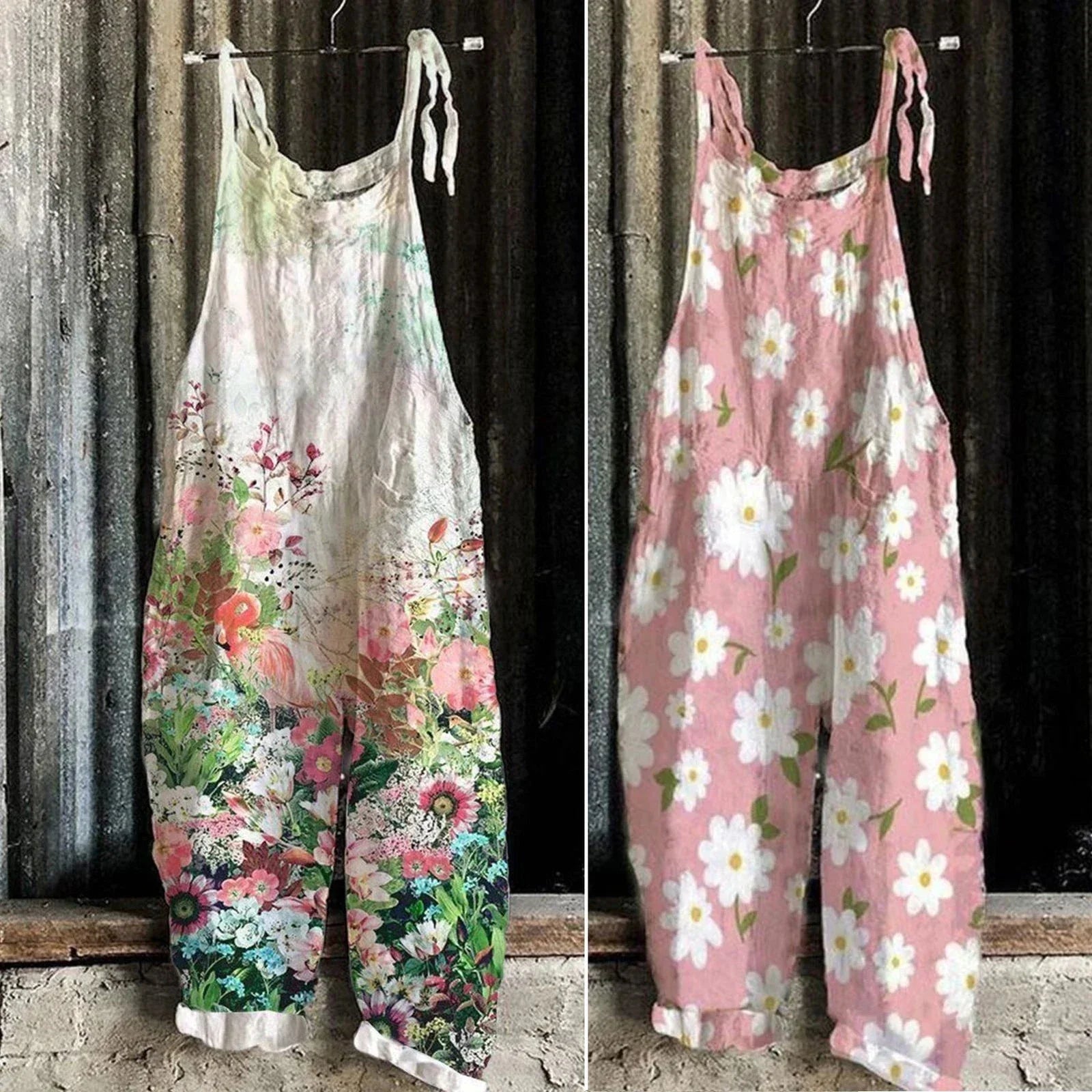 R&B | Latzhose Jeans Blume