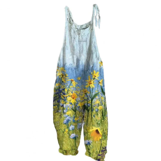 R&B | Latzhose Jeans Blume