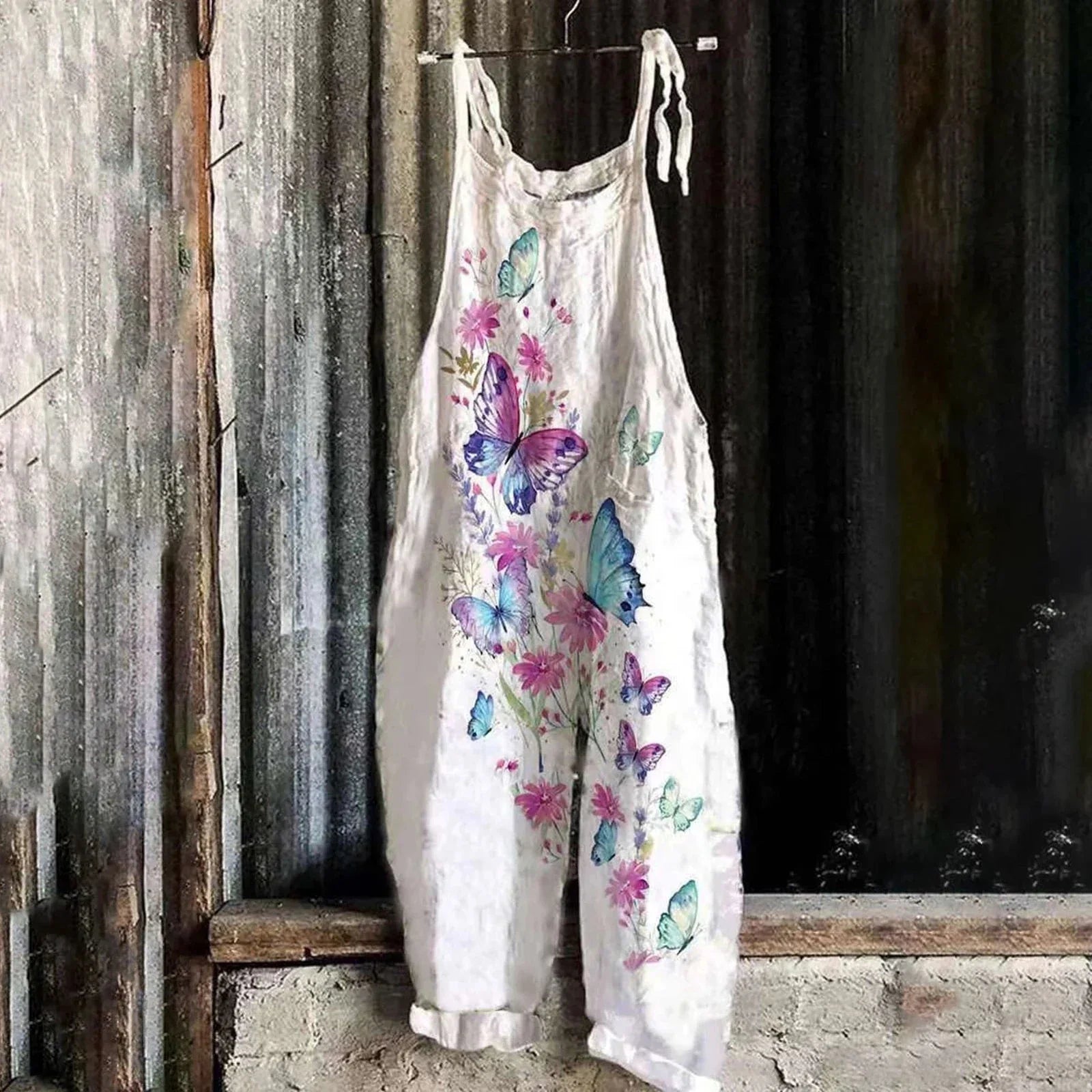 R&B | Latzhose Jeans Blume