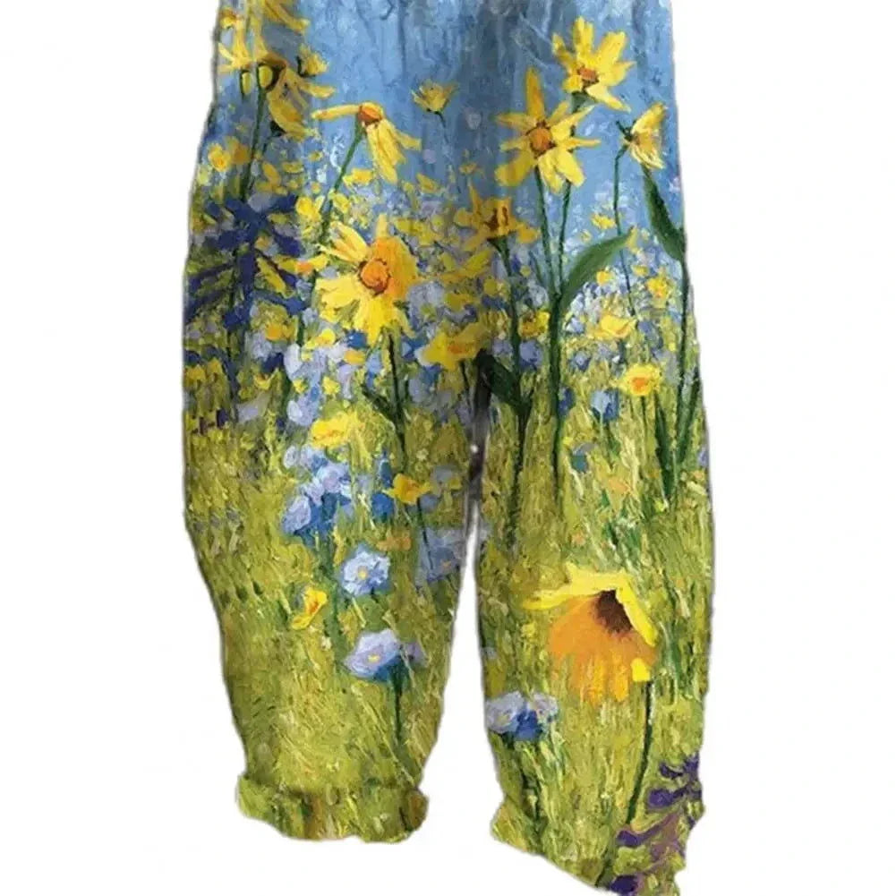 R&B | Latzhose Jeans Blume