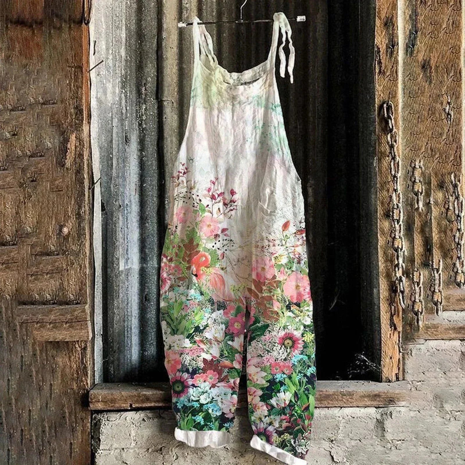 R&B | Latzhose Jeans Blume