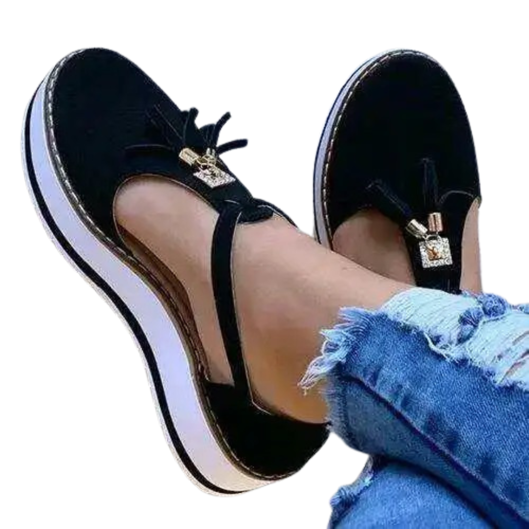 Damen Plattform Sandalen R&B