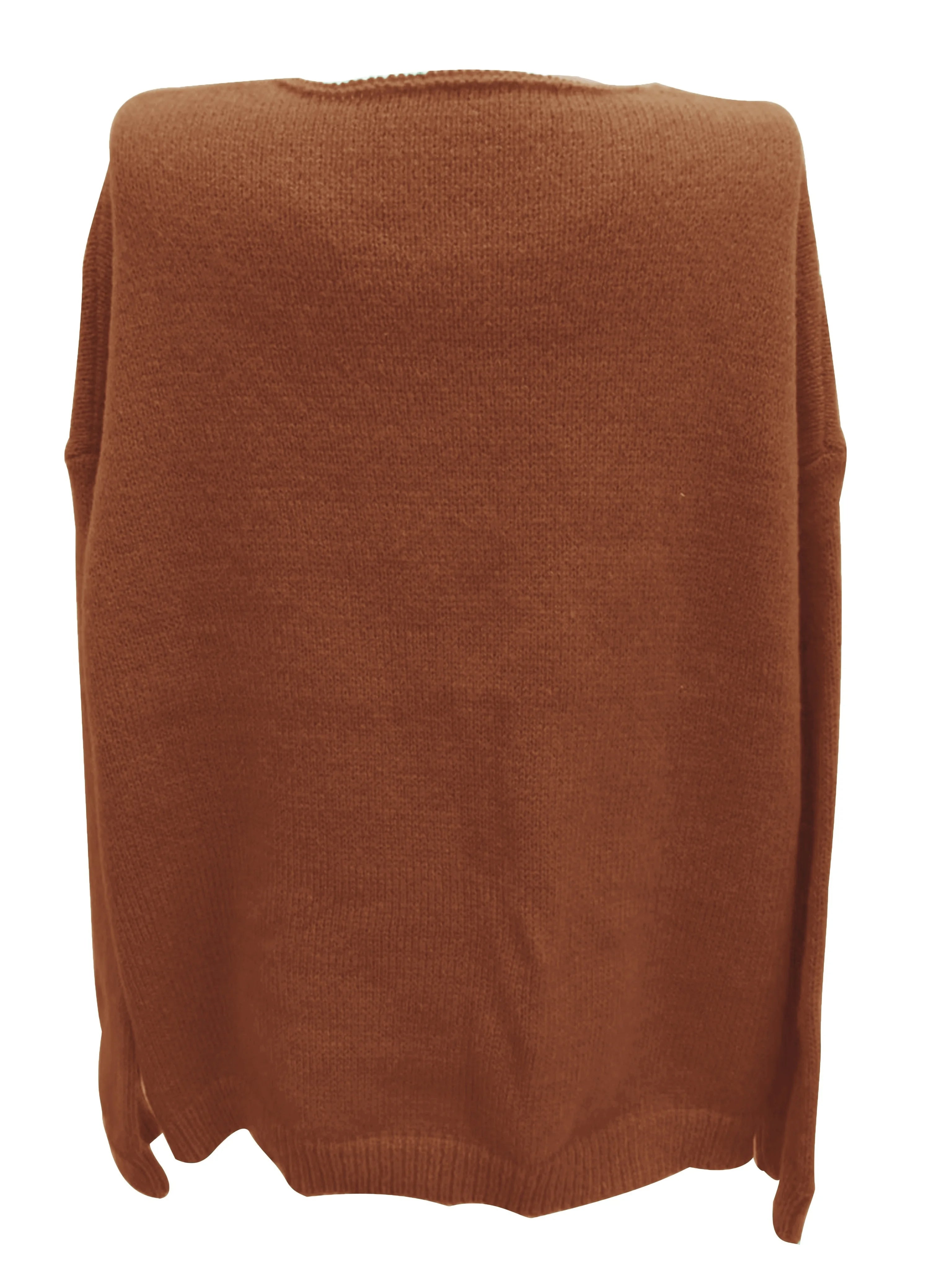 R&B | Plus Size Freizeit V-Ausschnitt Pullover für Kurvenreiche Frauen