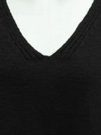 R&B | Plus Size Freizeit V-Ausschnitt Pullover für Kurvenreiche Frauen