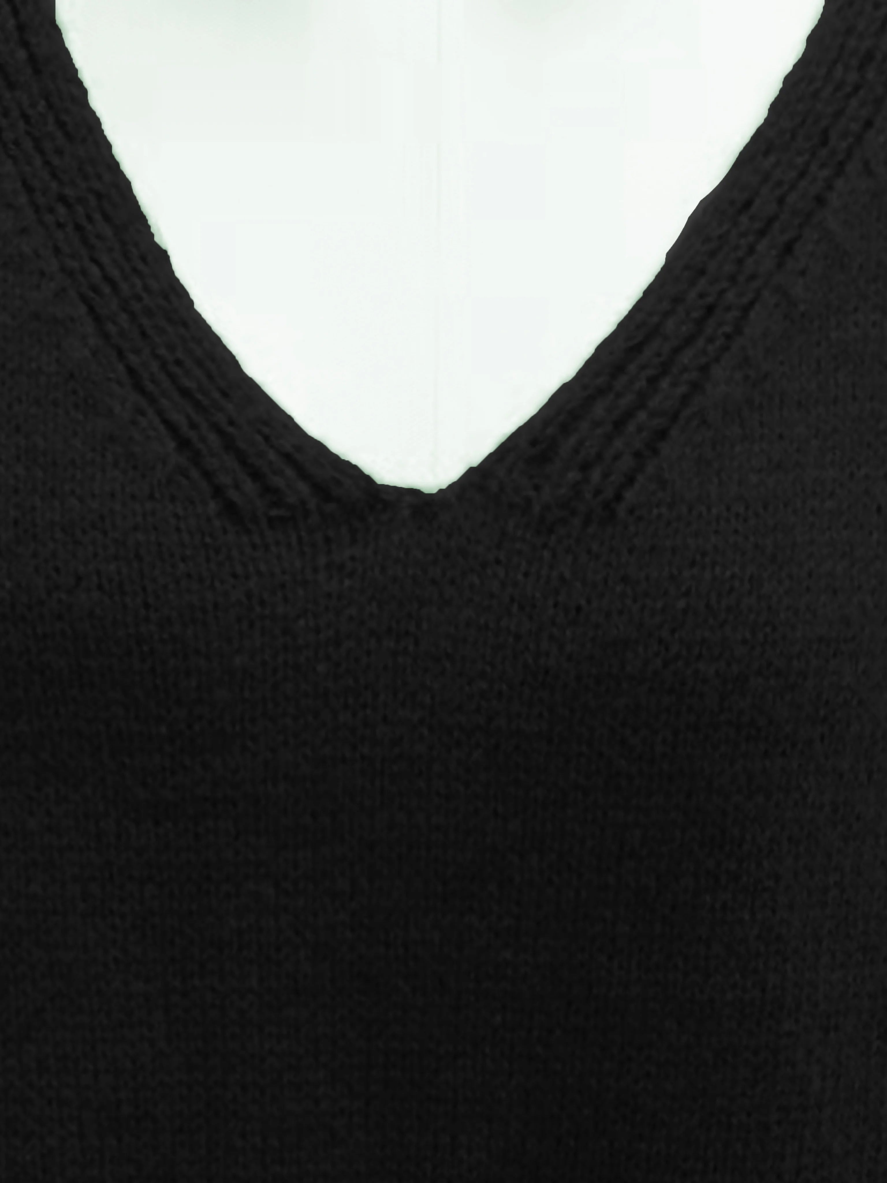 R&B | Plus Size Freizeit V-Ausschnitt Pullover für Kurvenreiche Frauen
